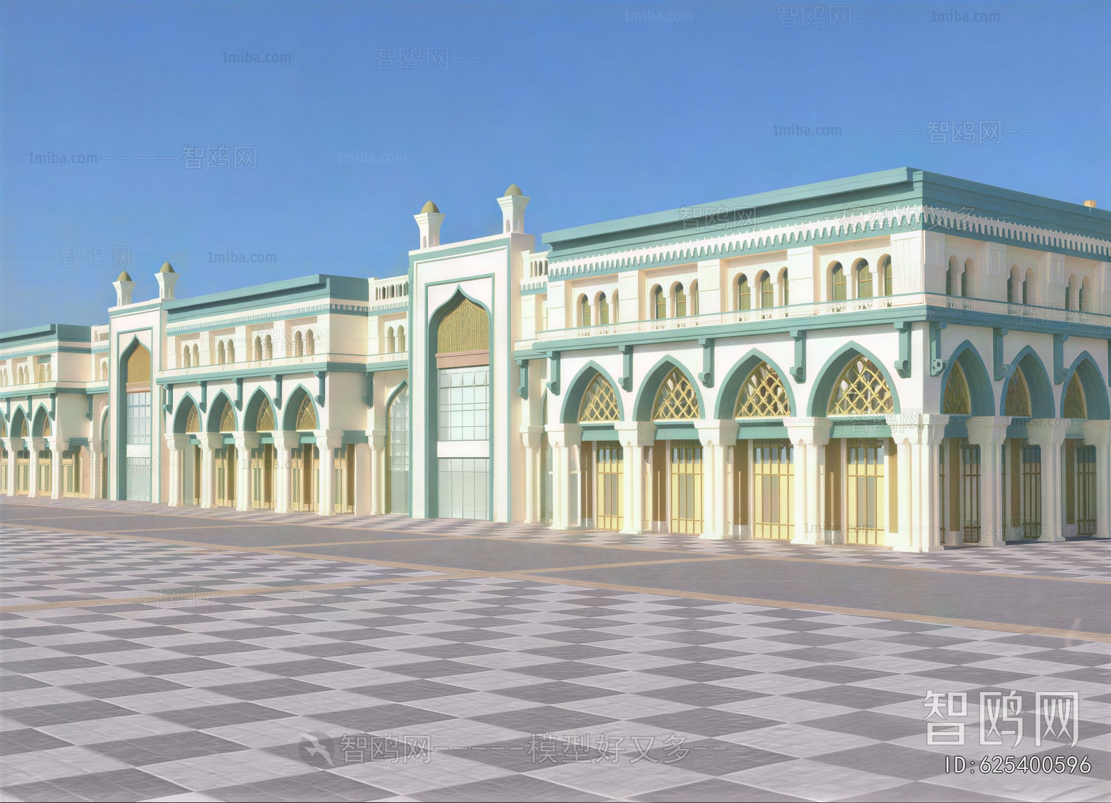 European Style Appearance Of Commercial Building