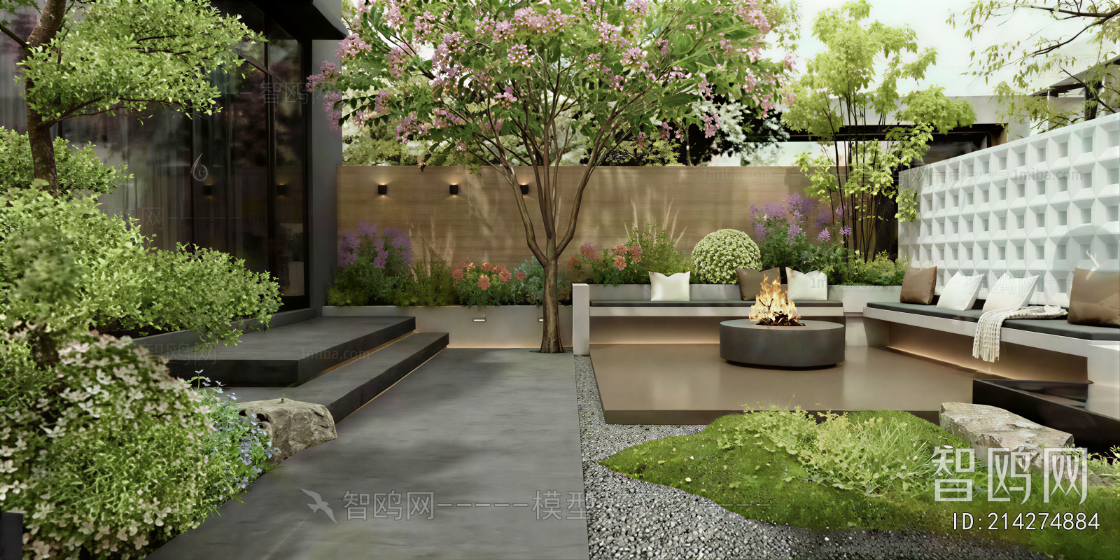Modern Courtyard/landscape