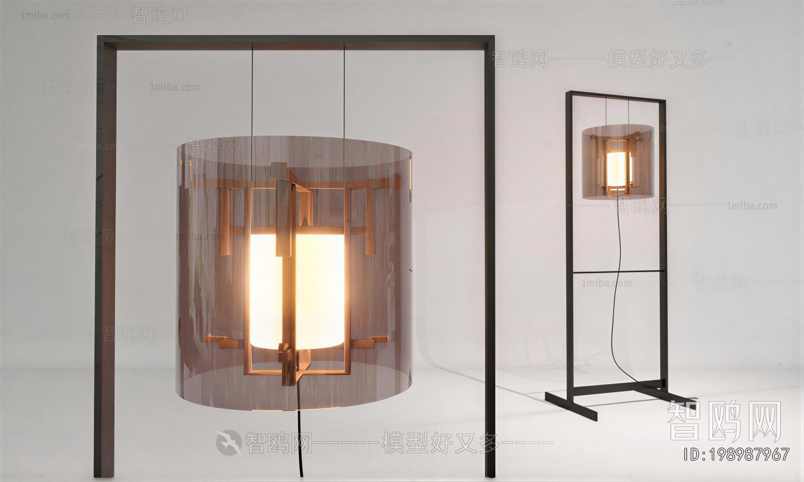 New Chinese Style Floor Lamp