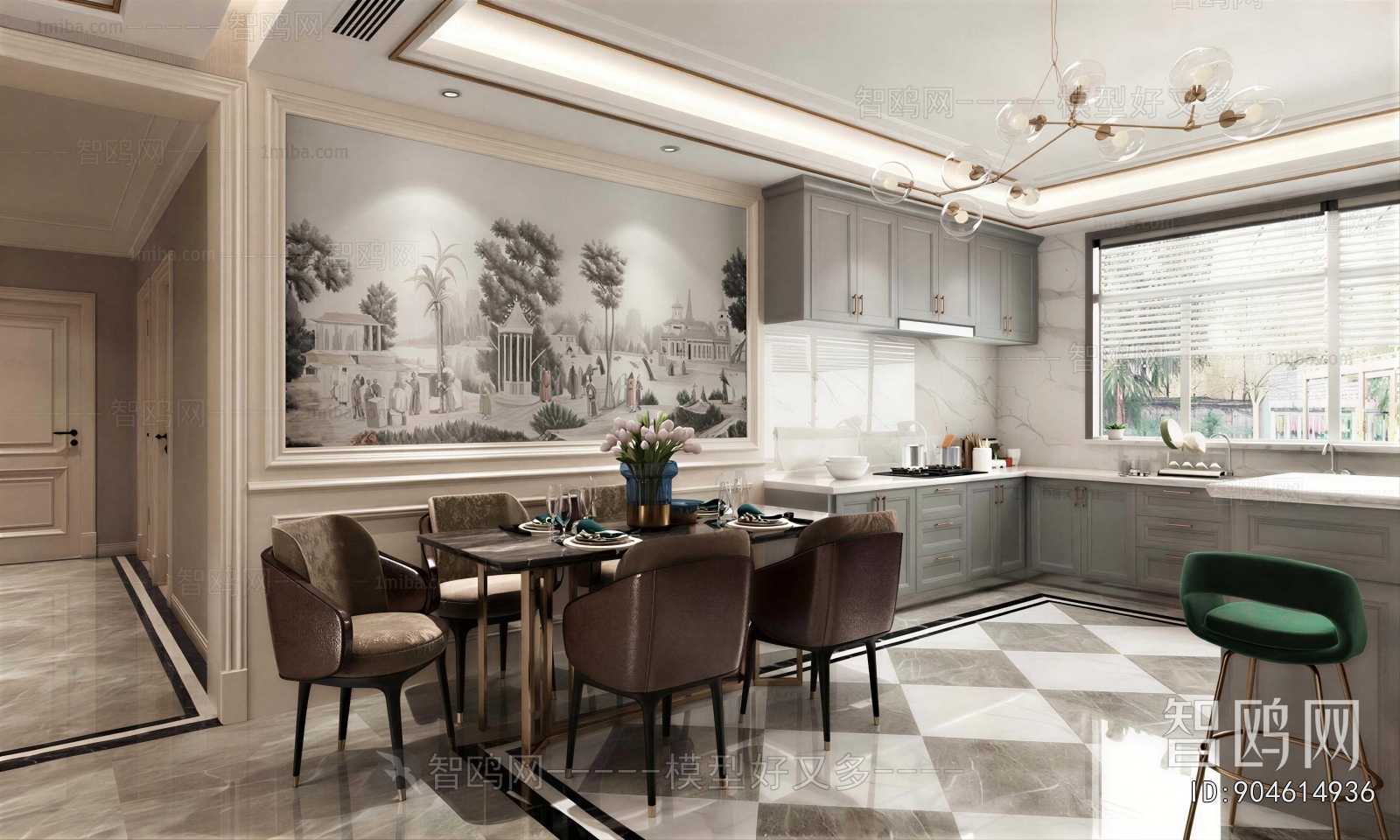 American Style Dining Room