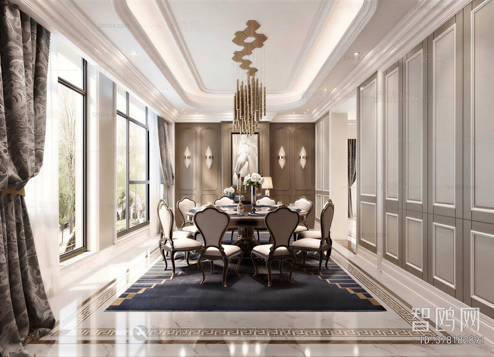 European Style Dining Room