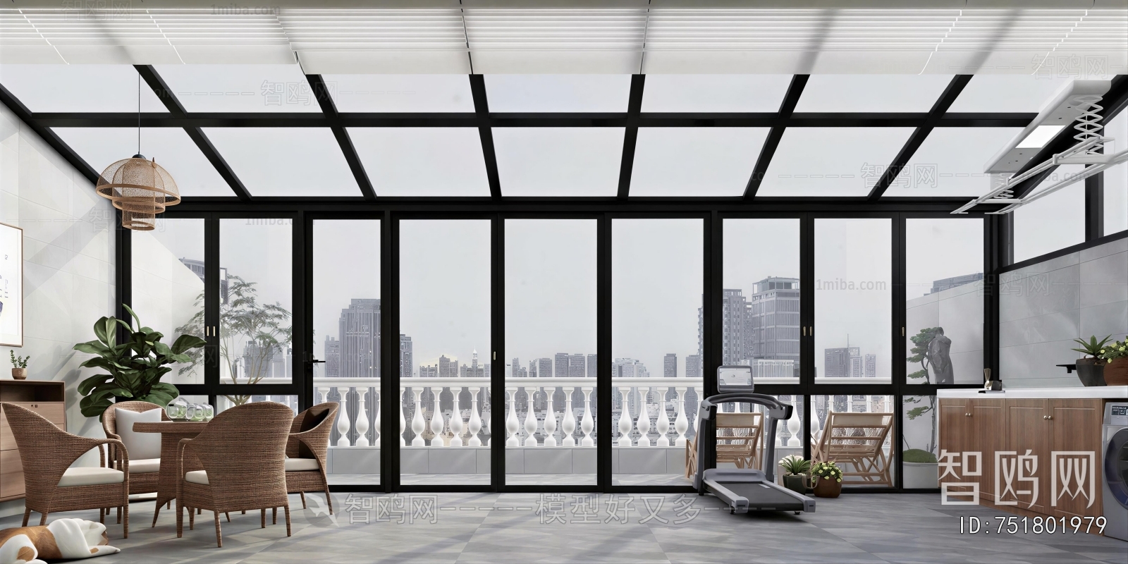 Modern Glass Sun Room