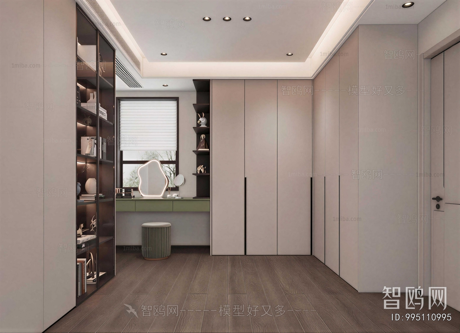 Modern Clothes Storage Area
