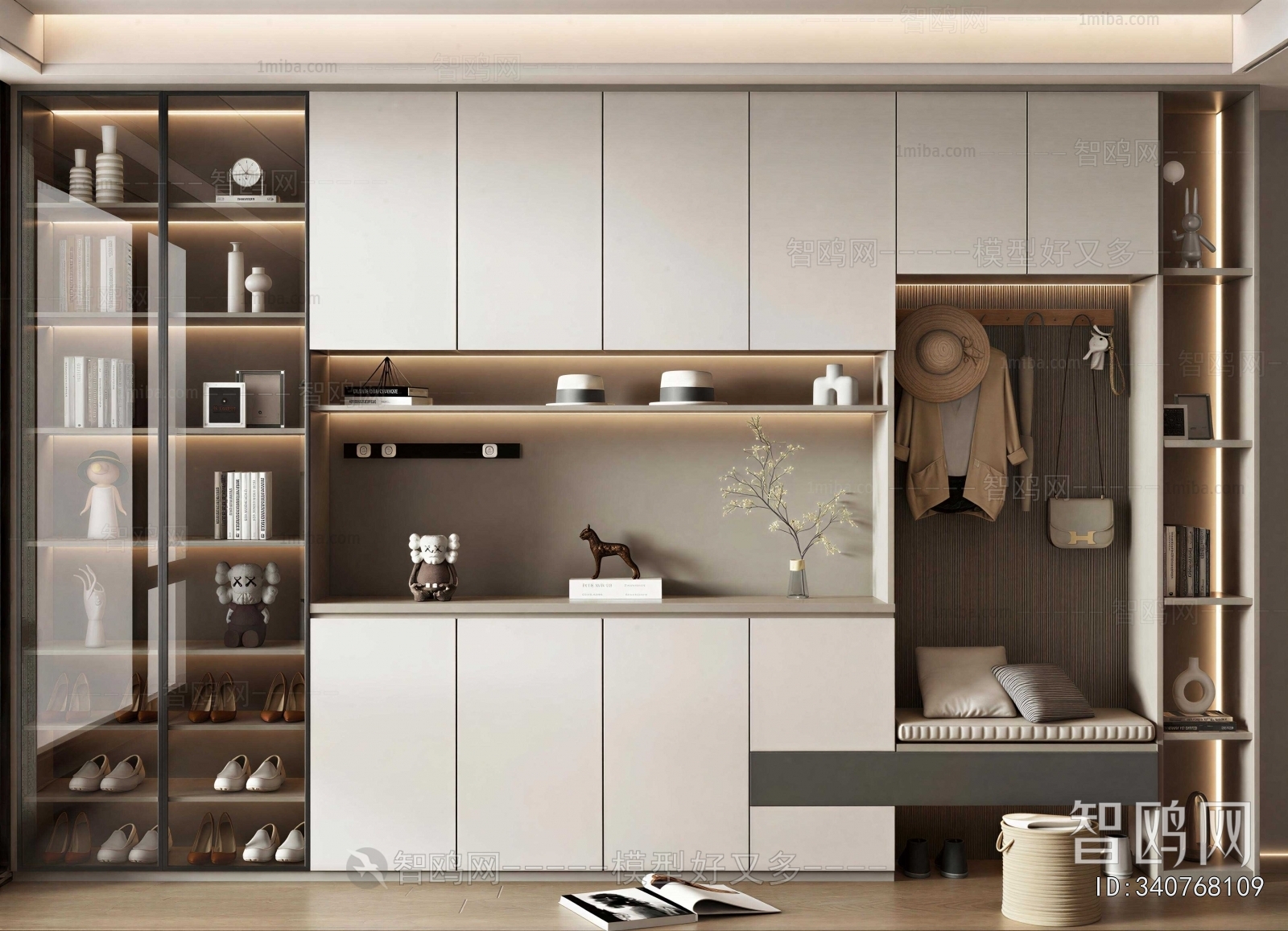 Modern Shoe Cabinet