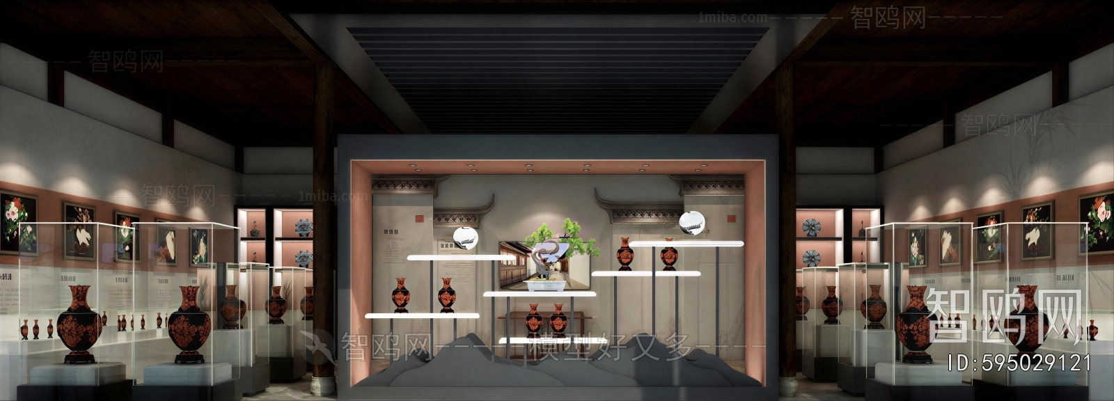 New Chinese Style Exhibition Hall