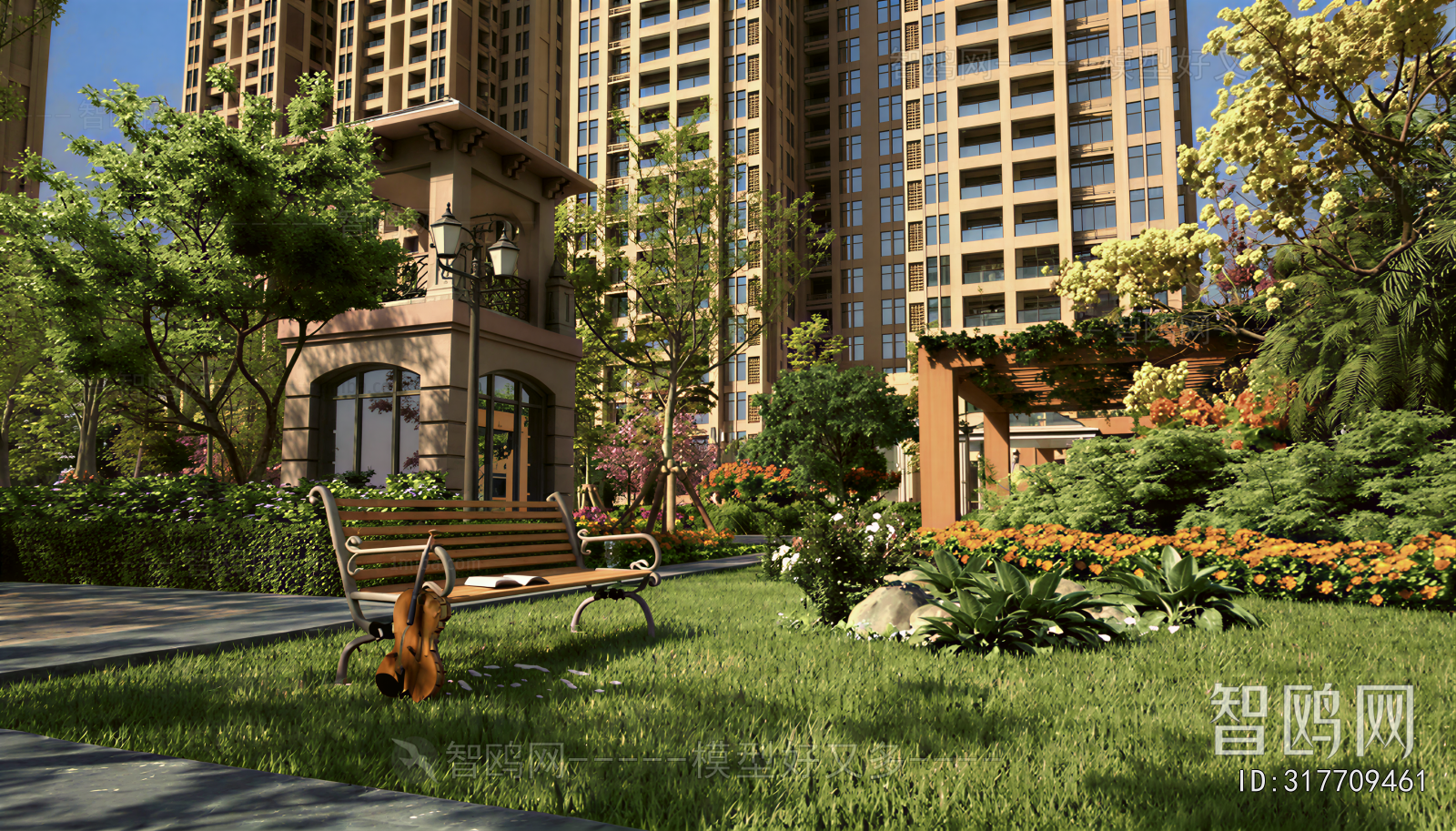 Modern Courtyard/landscape