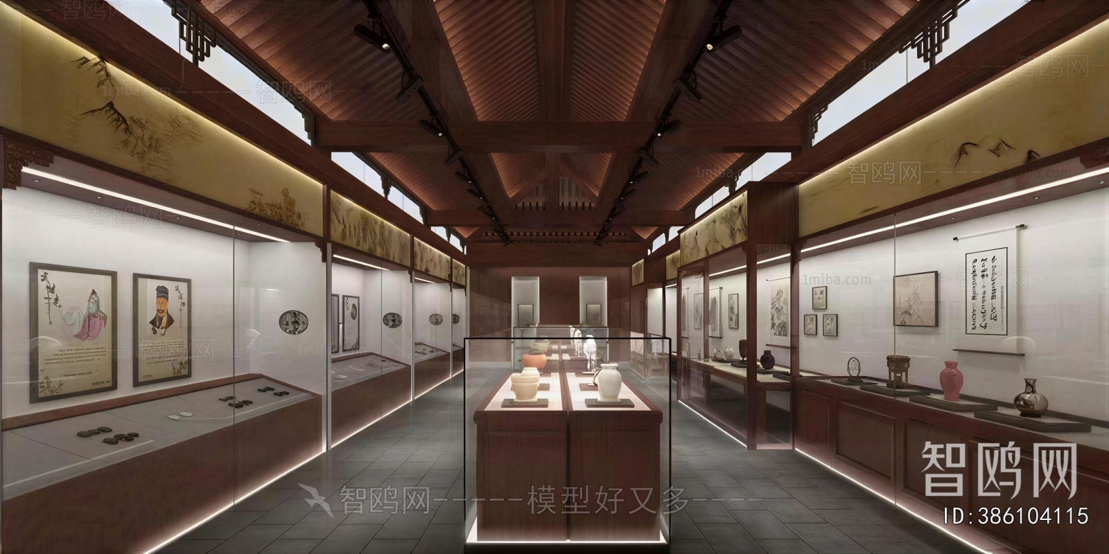 New Chinese Style Exhibition Hall