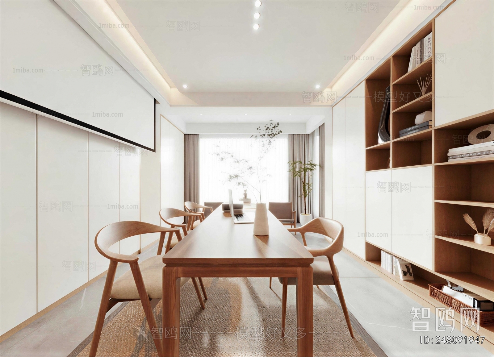Japanese Style Study Space