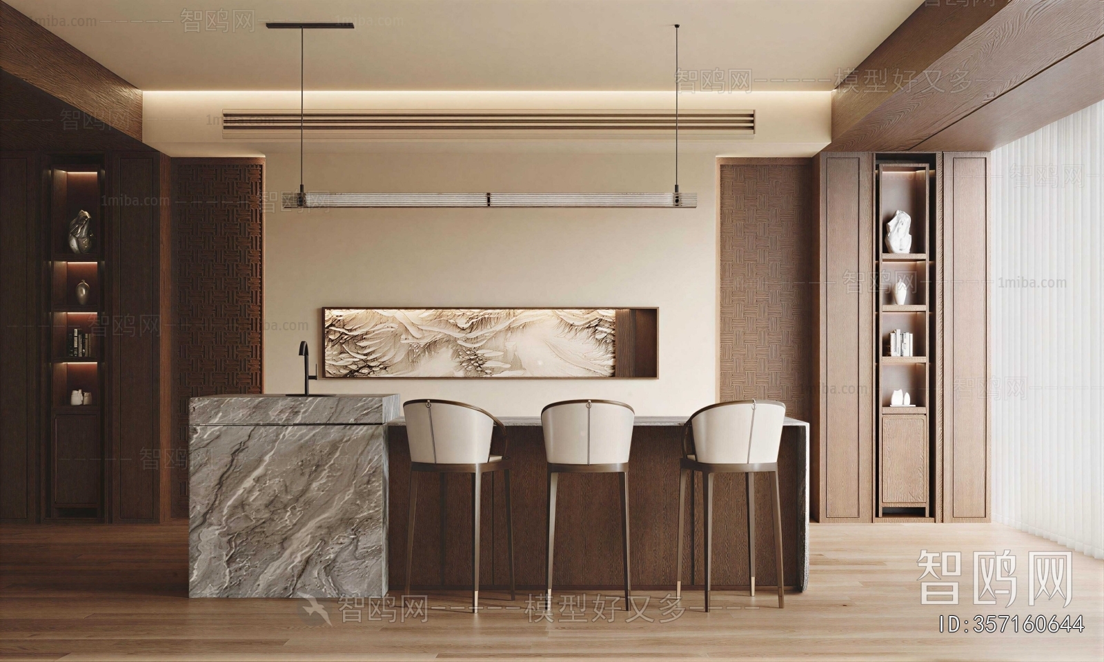 New Chinese Style Dining Room