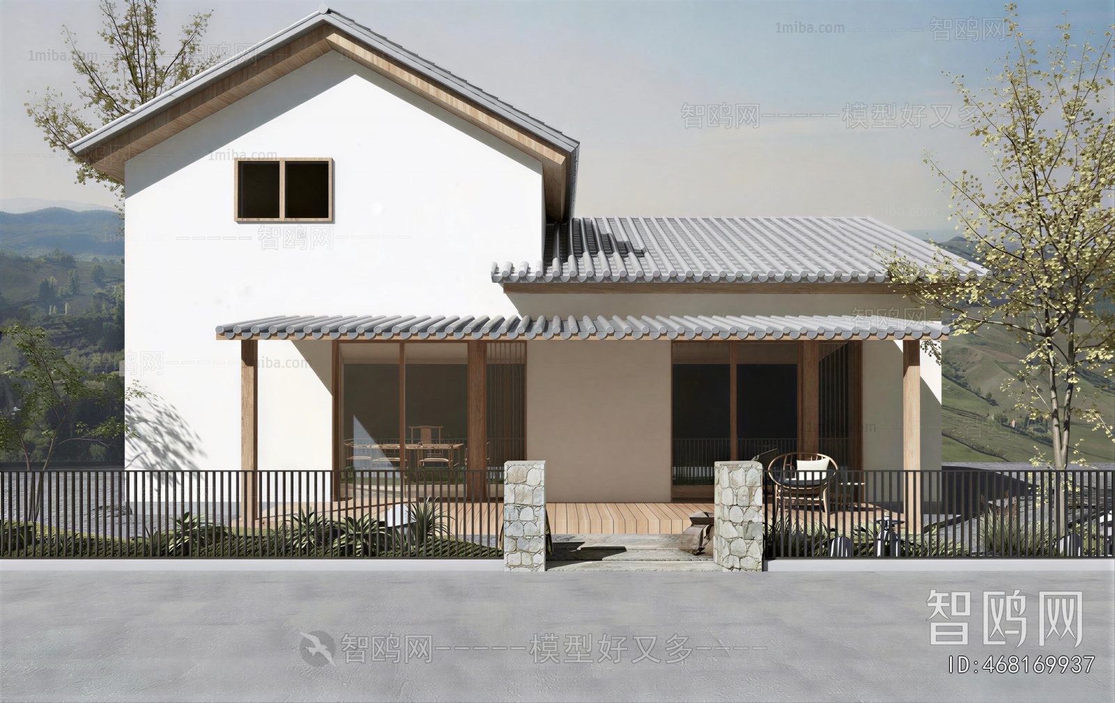 New Chinese Style Detached Villa