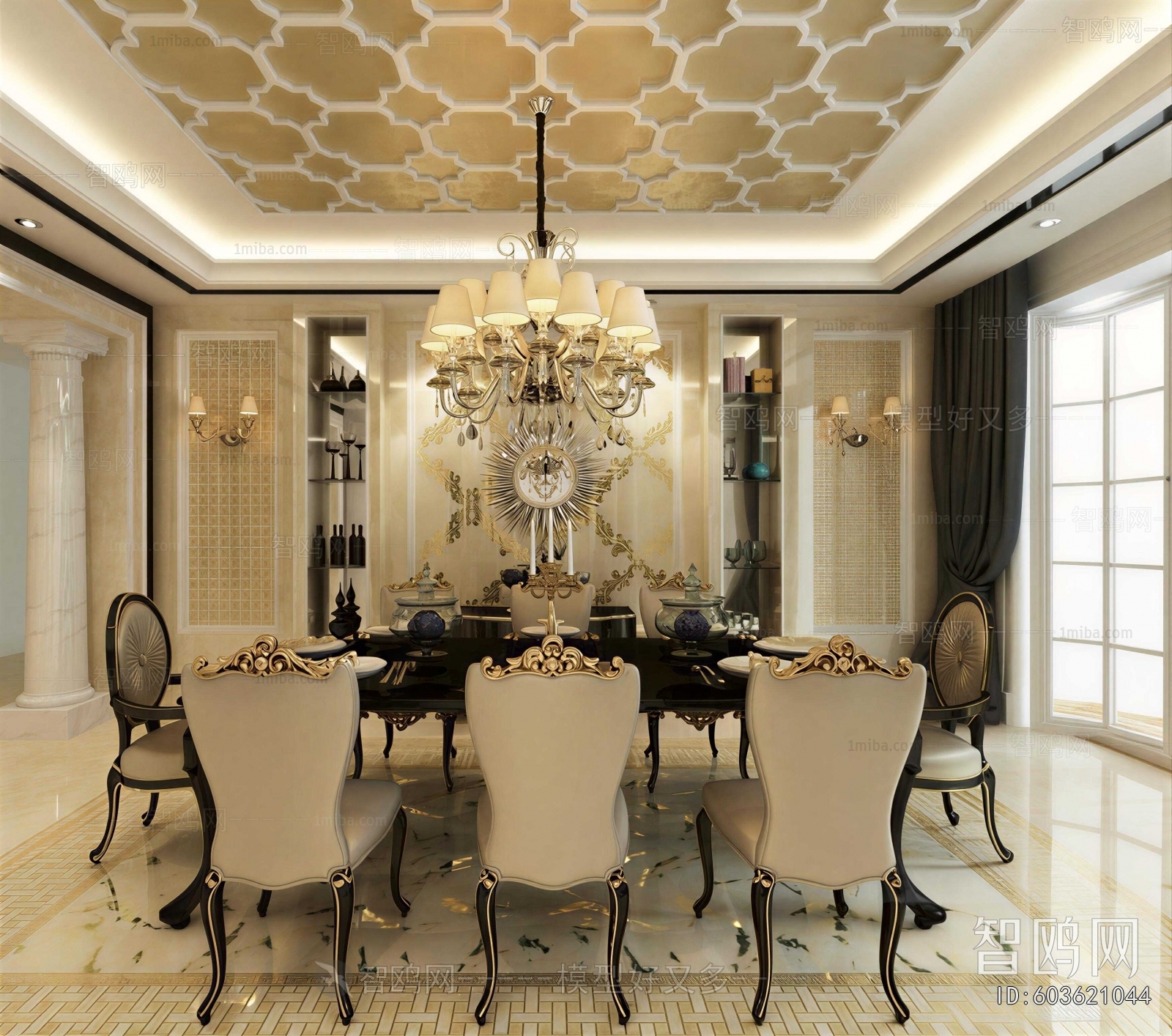 New Classical Style Dining Room