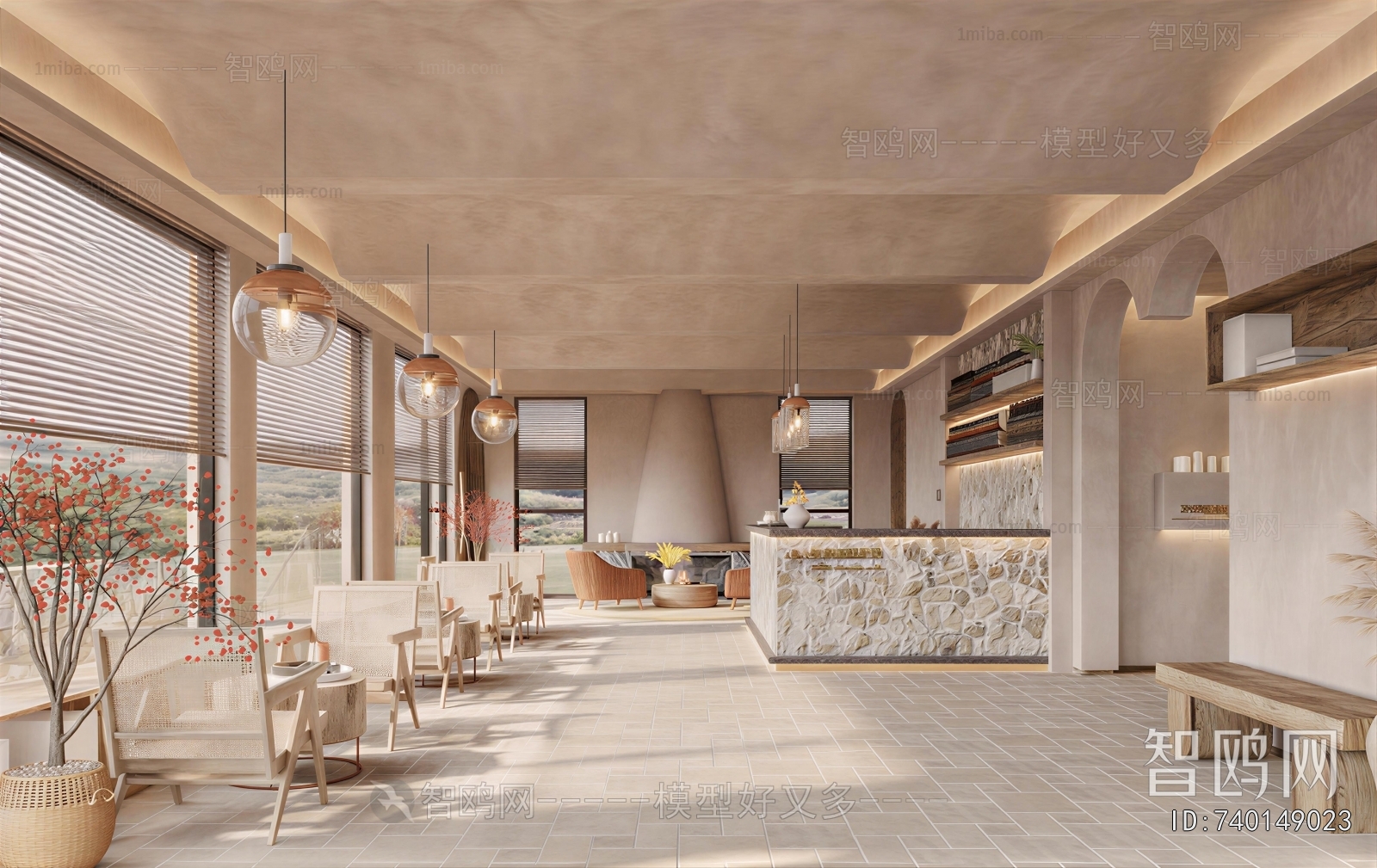 Wabi-sabi Style Restaurant