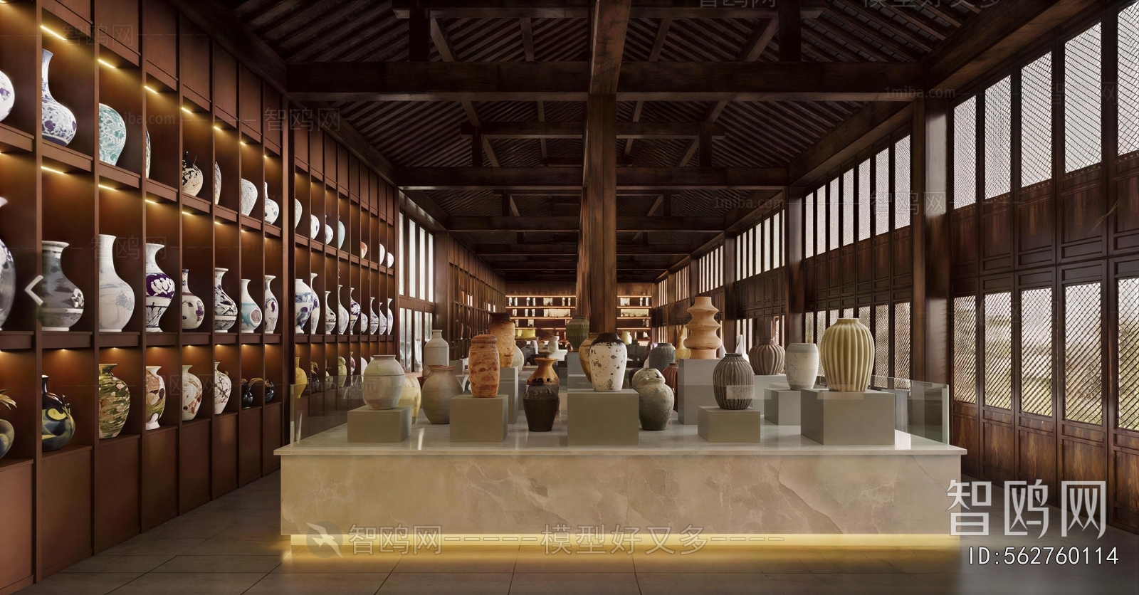 Chinese Style Exhibition Hall