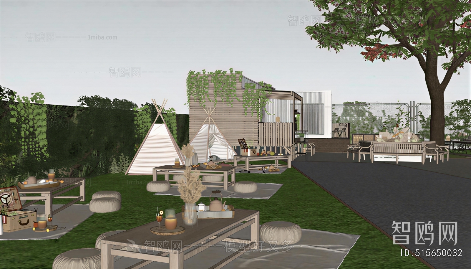 Modern Courtyard/landscape