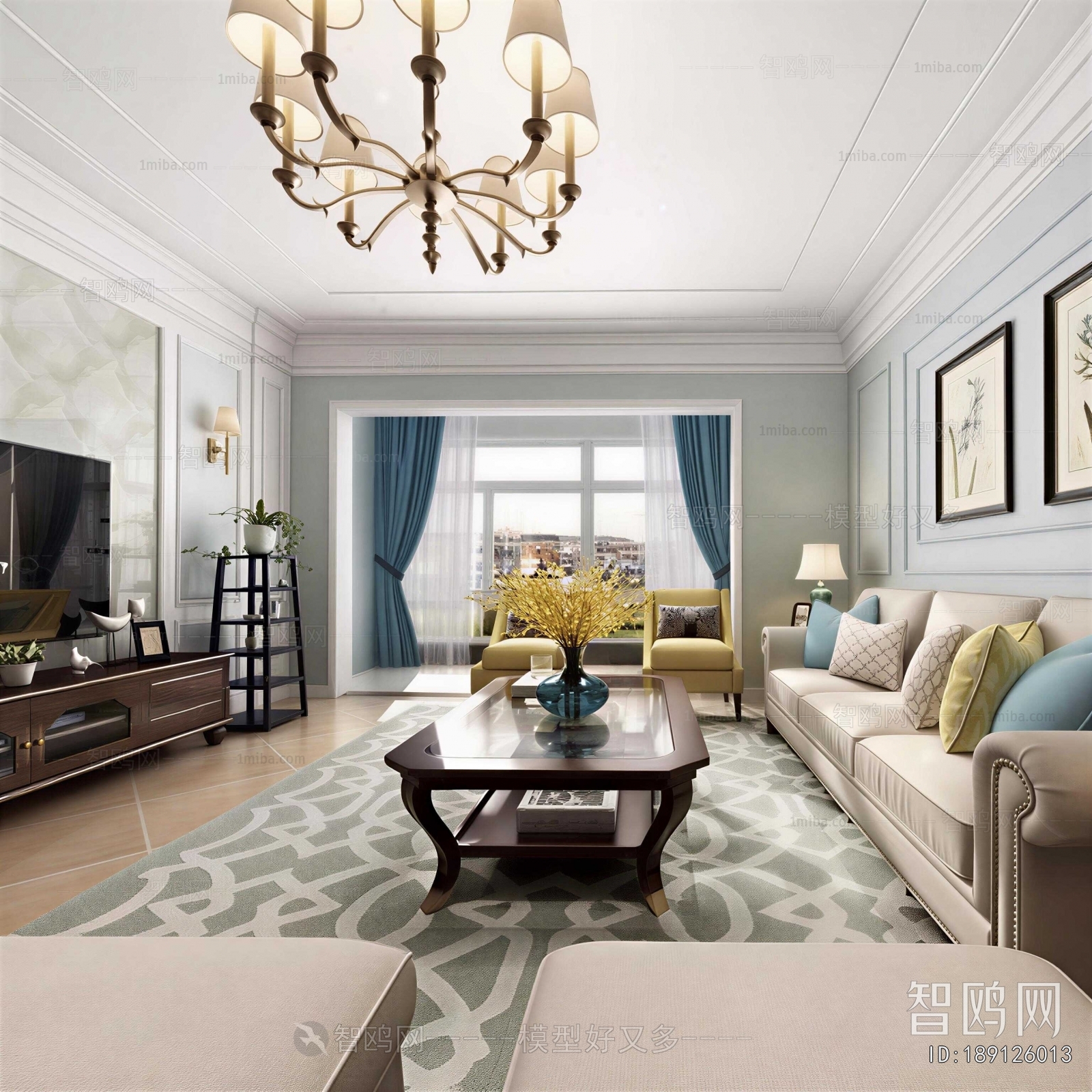 American Style A Living Room