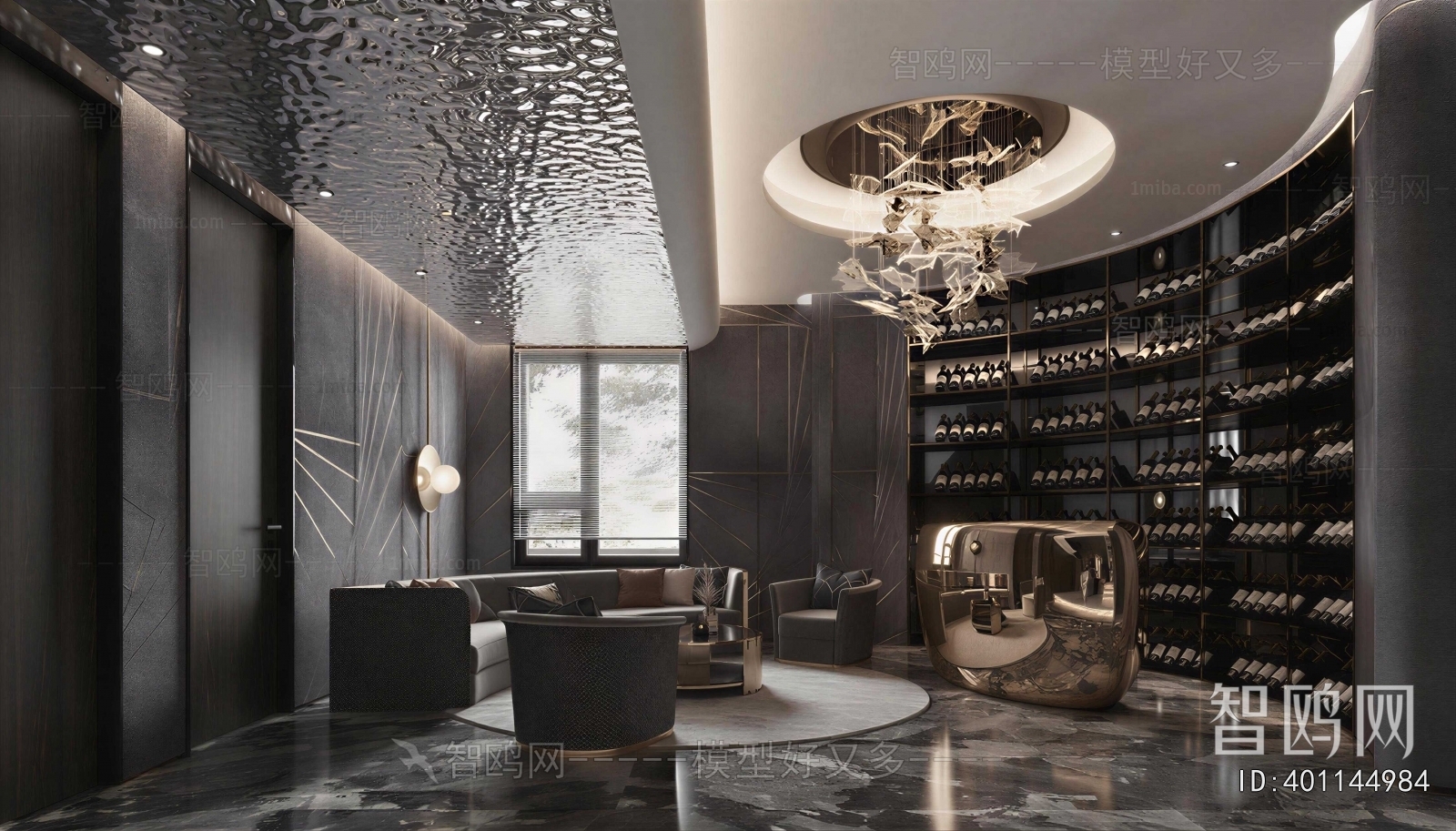 Modern Wine Cellar/Wine Tasting Room