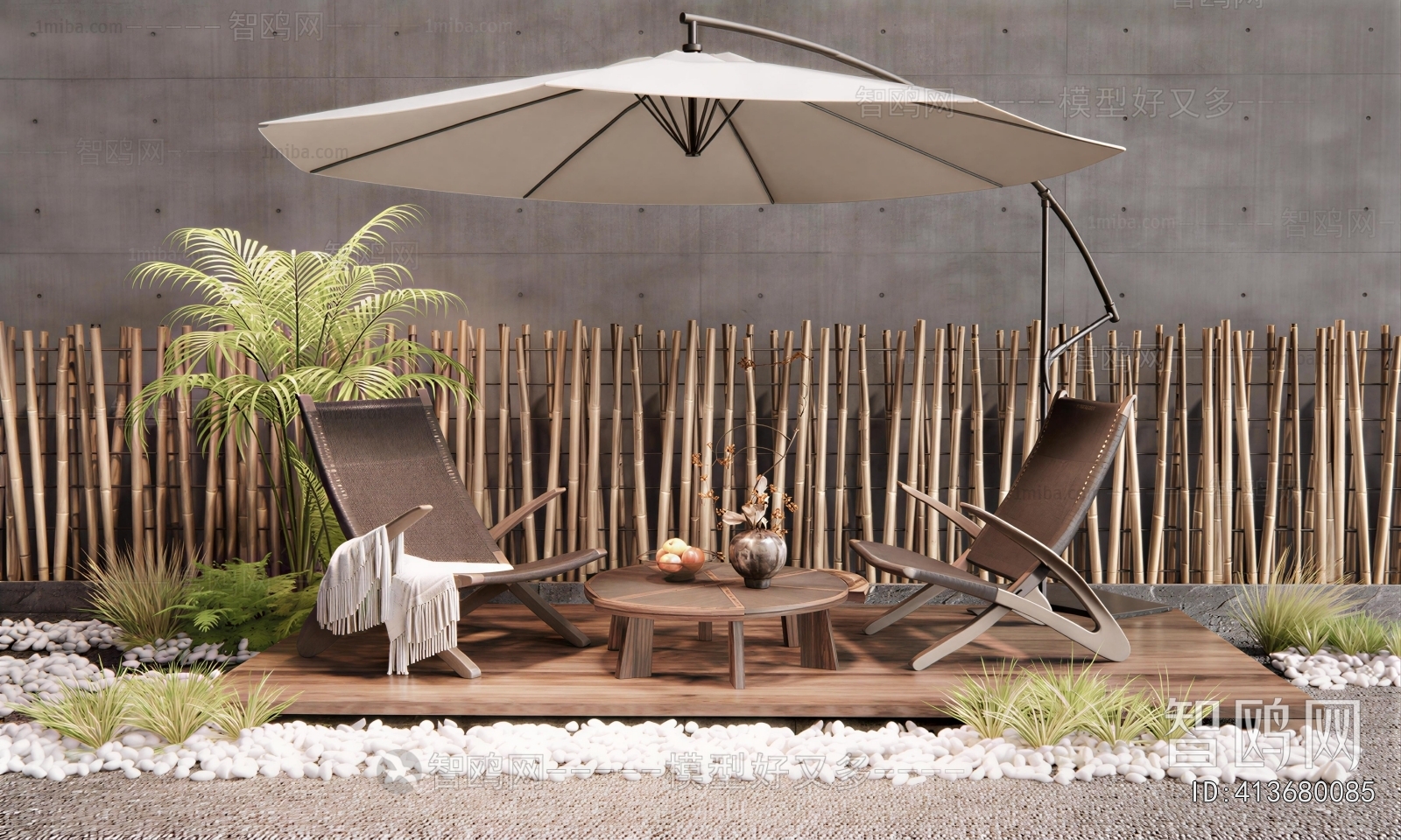 Modern Courtyard/landscape