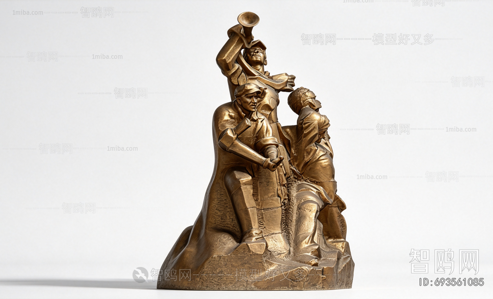 Chinese Style Sculpture Sketch