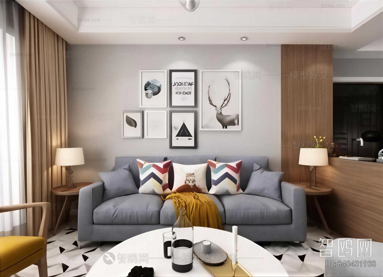 Nordic Style A Living Room