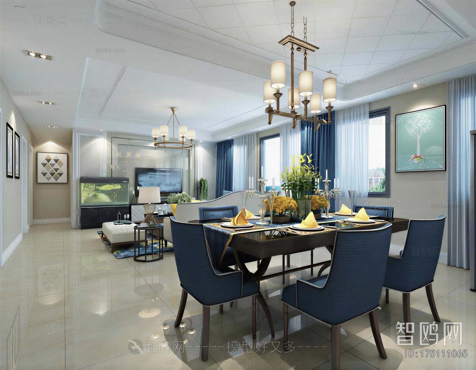 American Style Dining Room