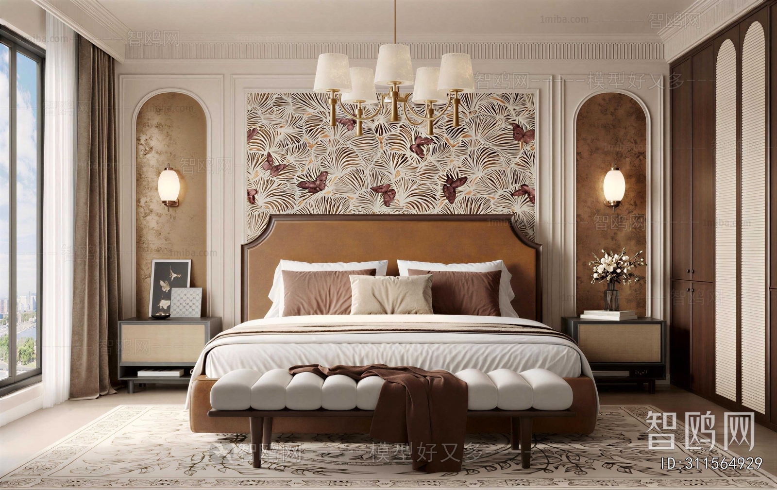 American Style Bedroom
