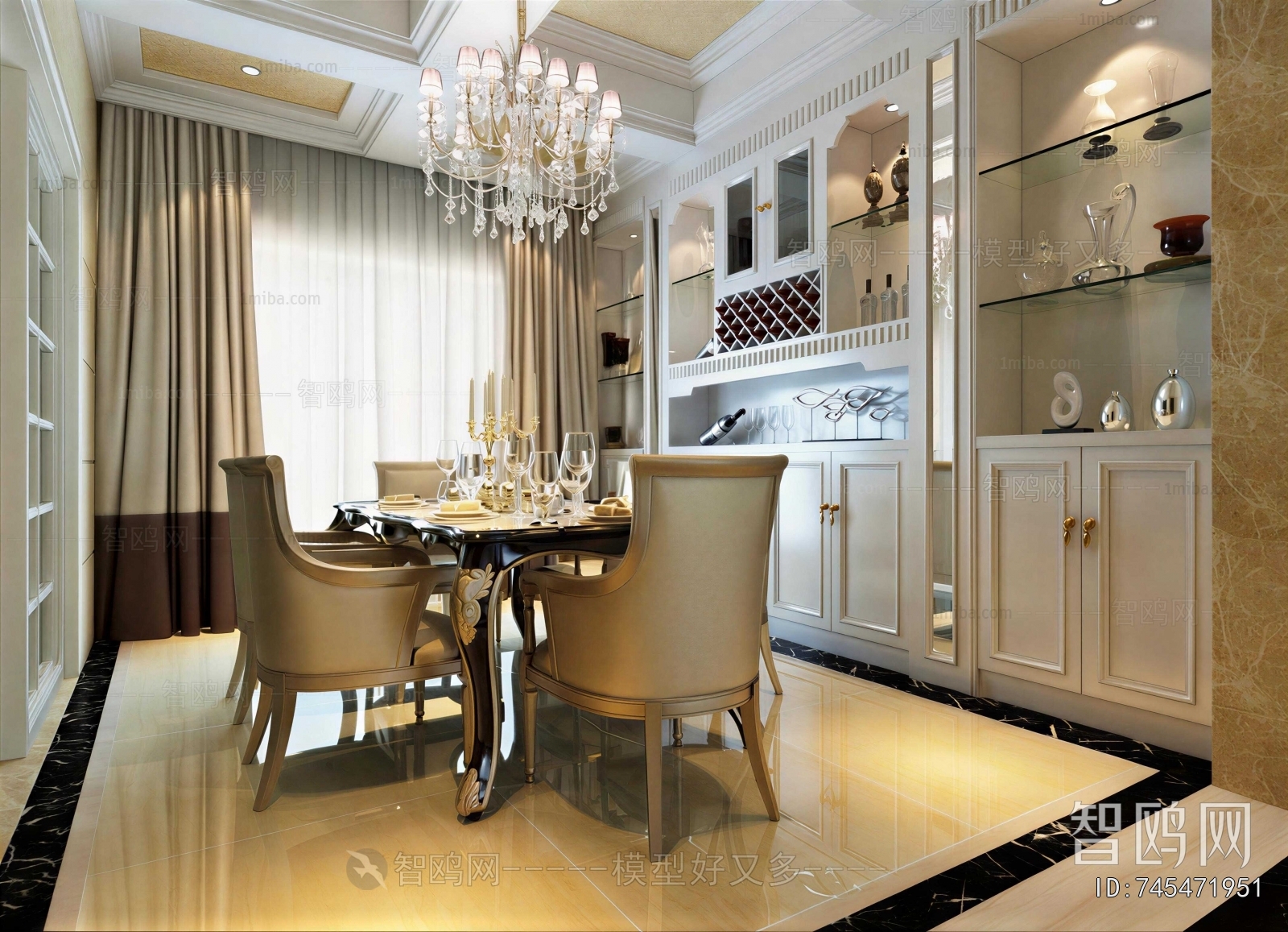 New Classical Style Dining Room