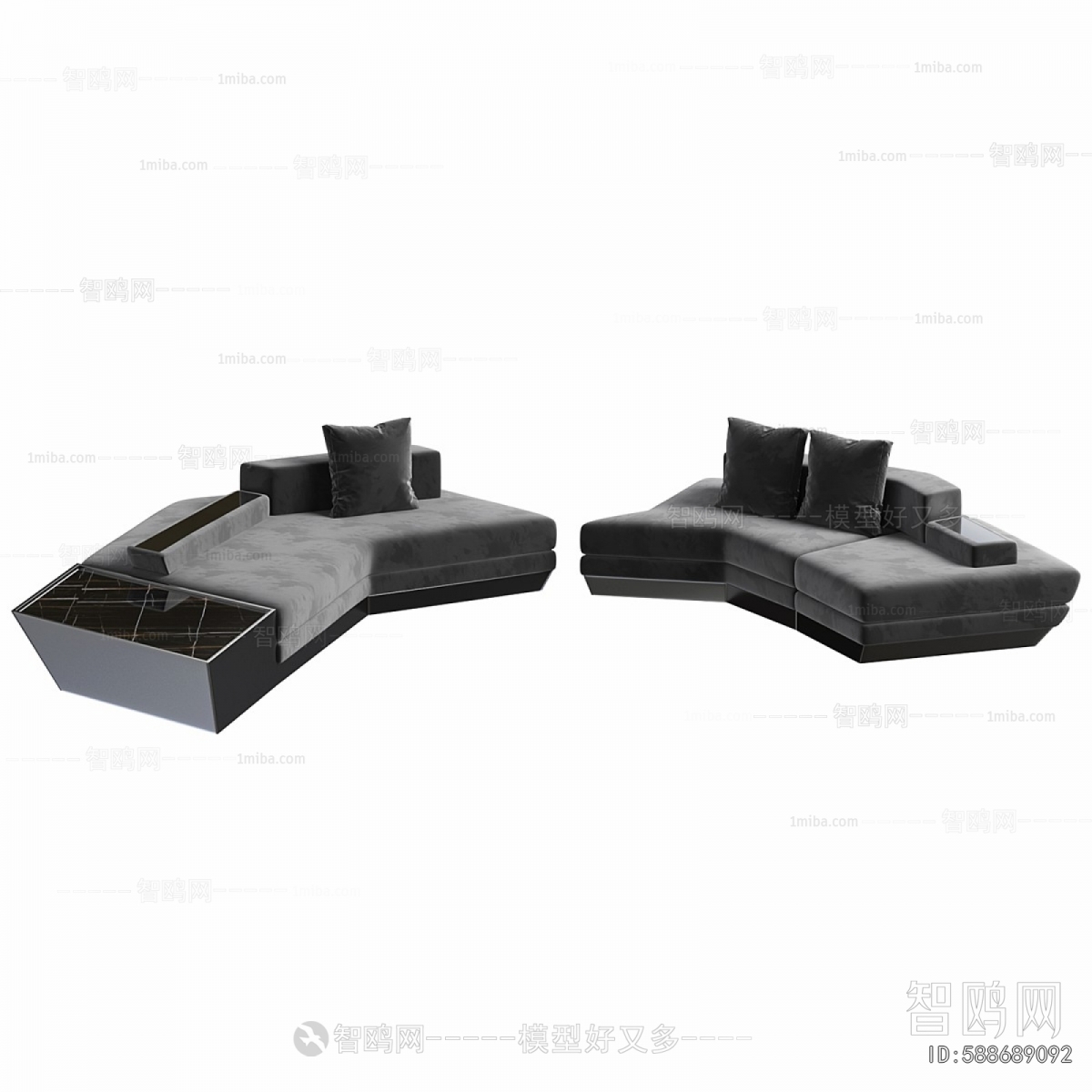 Modern Curved Sofa