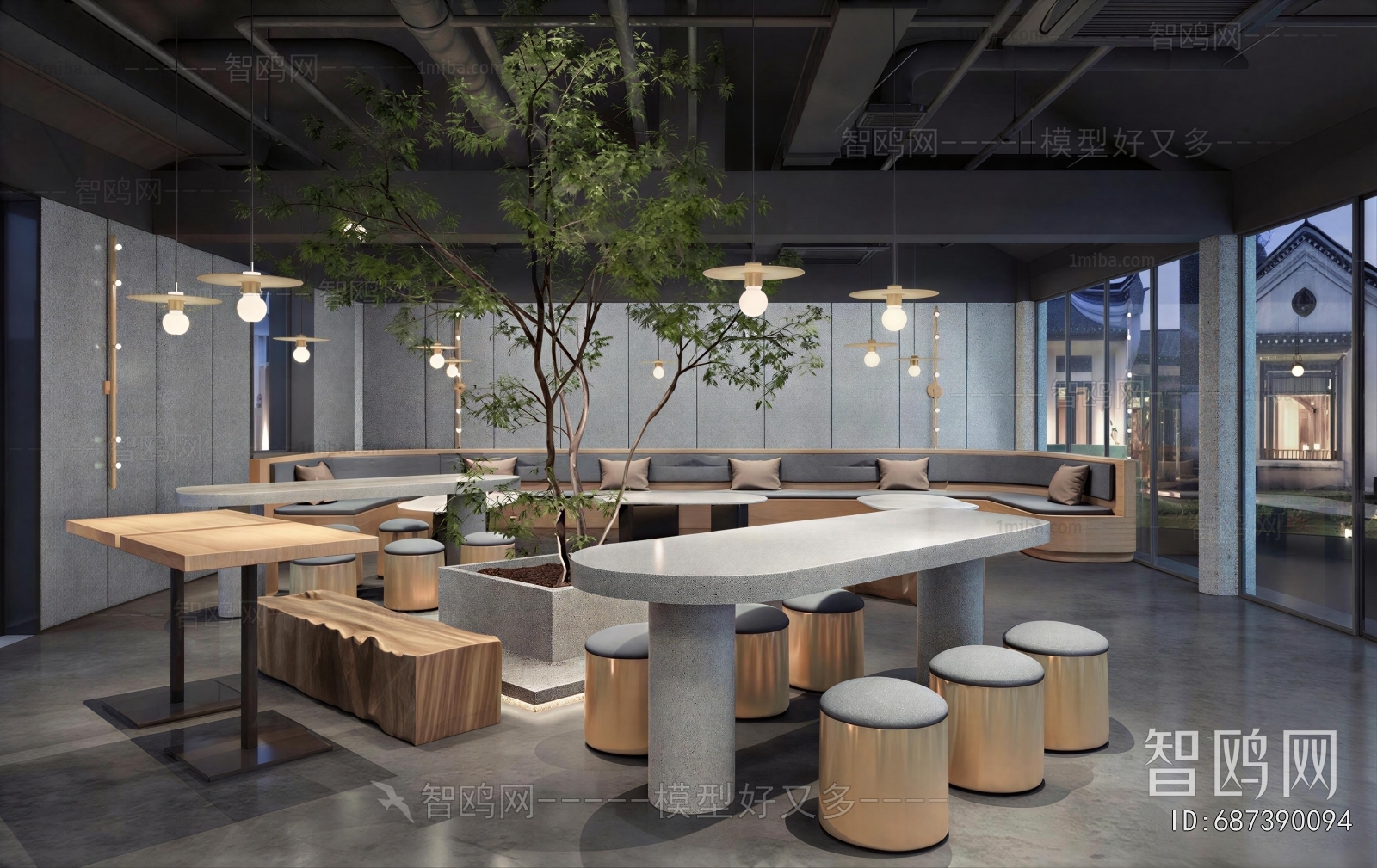 Modern Restaurant
