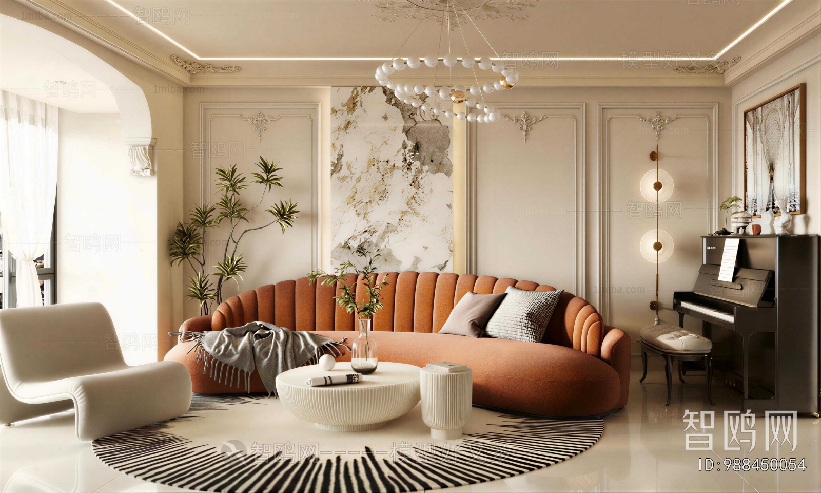 French Style A Living Room