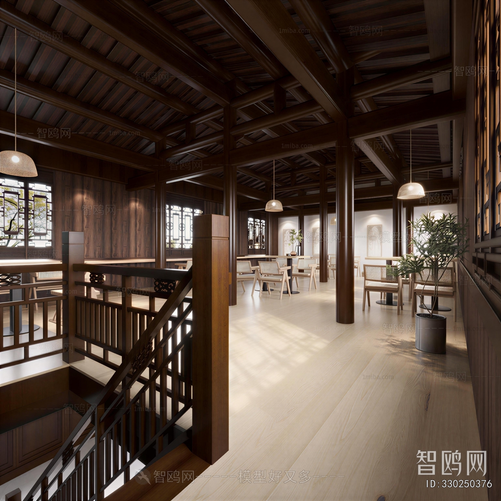 New Chinese Style Teahouse Tea House