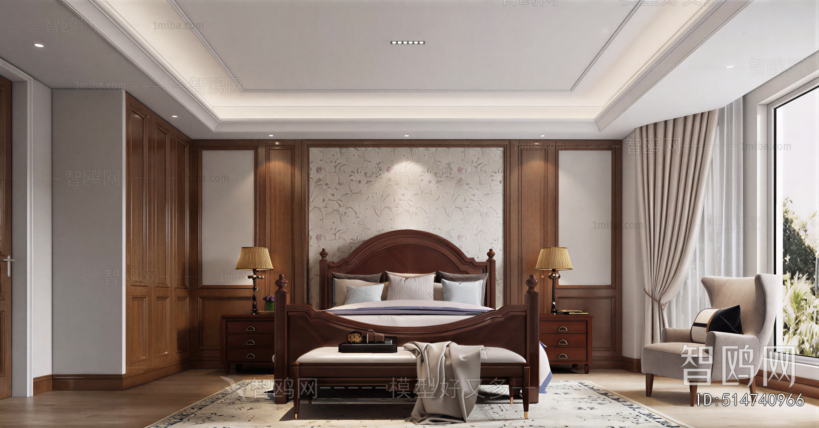 American Style Bedroom