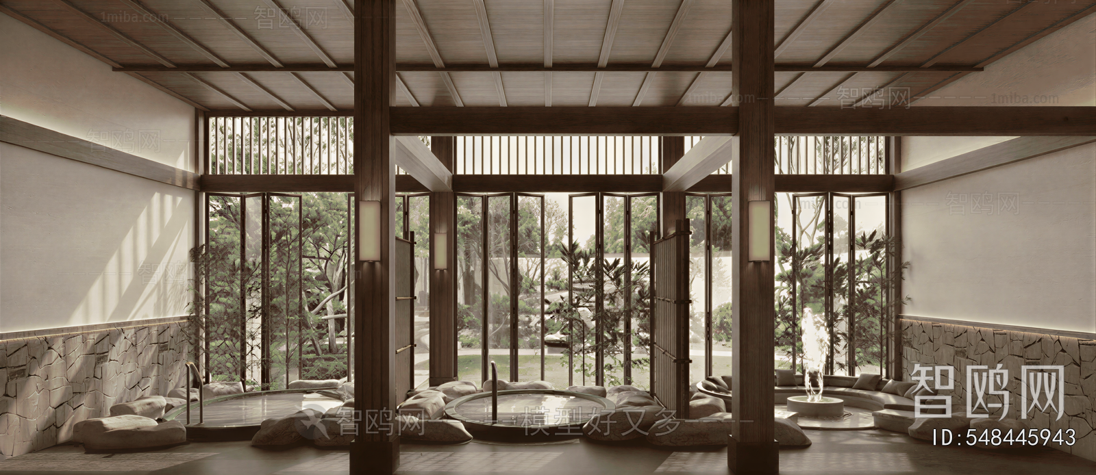 New Chinese Style Natatorium
