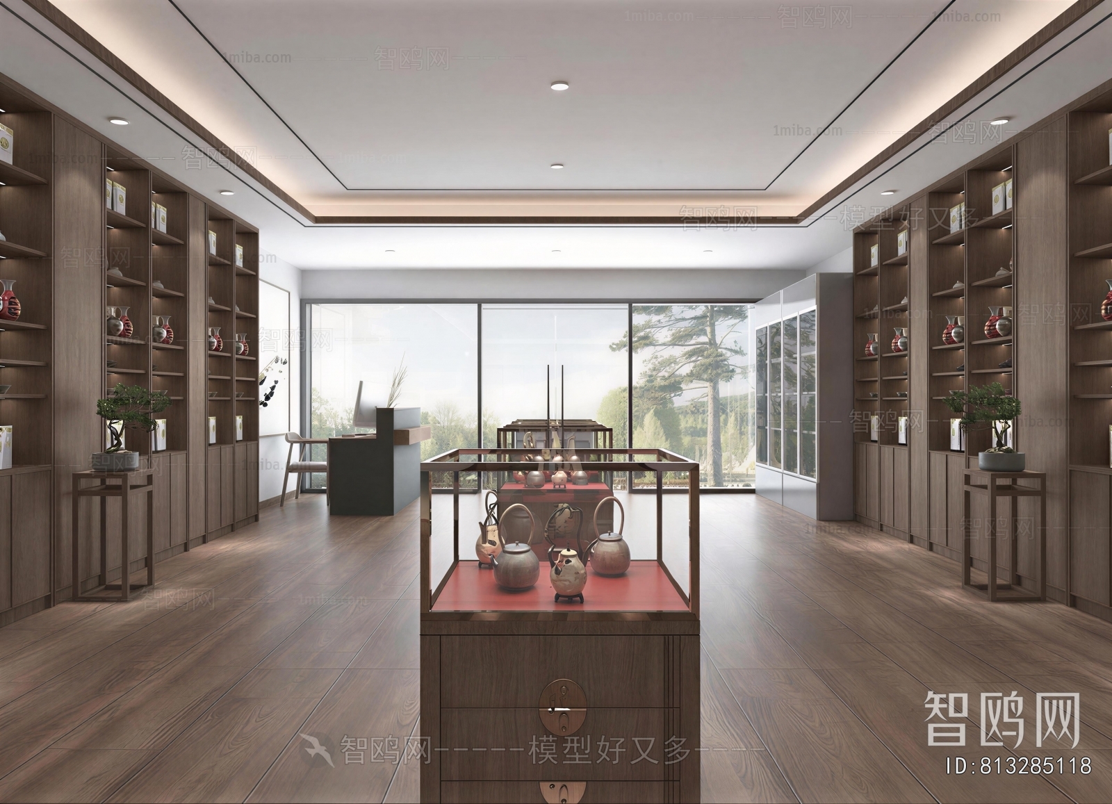 New Chinese Style Exhibition Hall