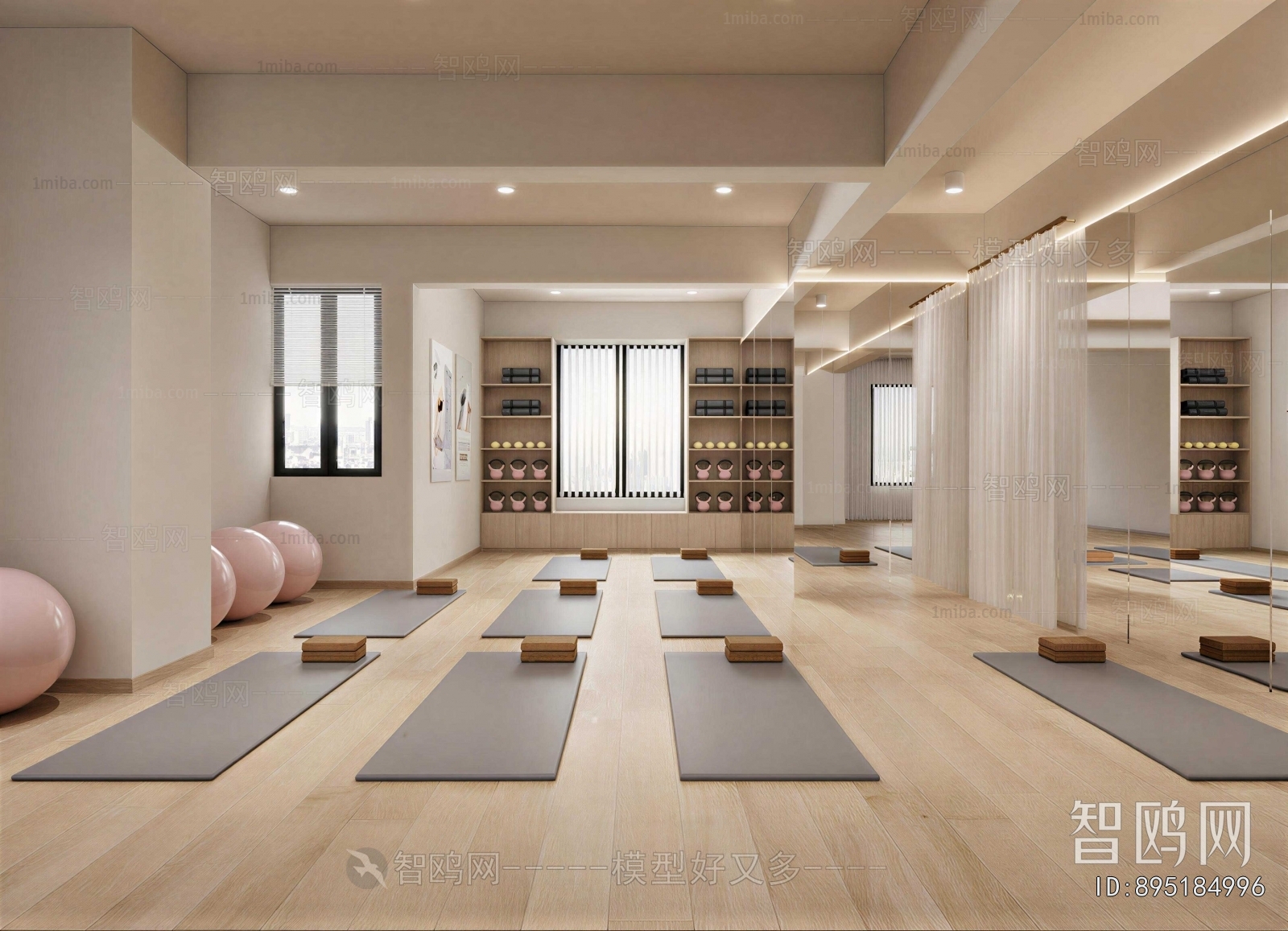 Modern Yoga Room