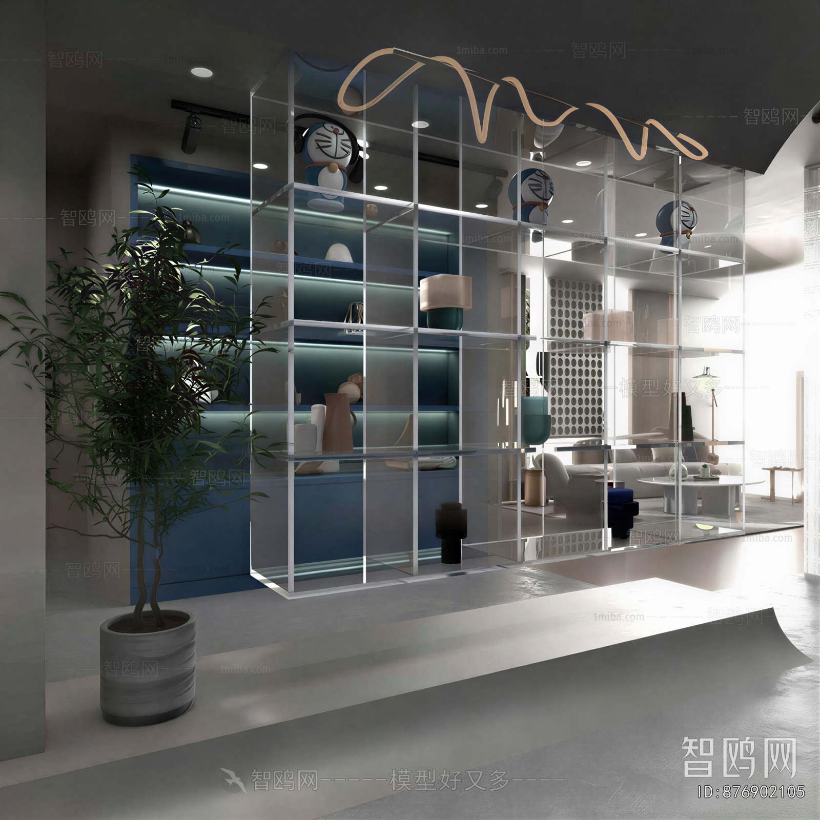Modern Office Aisle