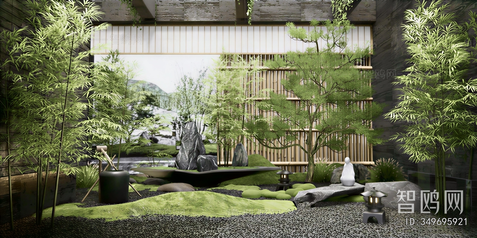 Japanese Style Courtyard/landscape