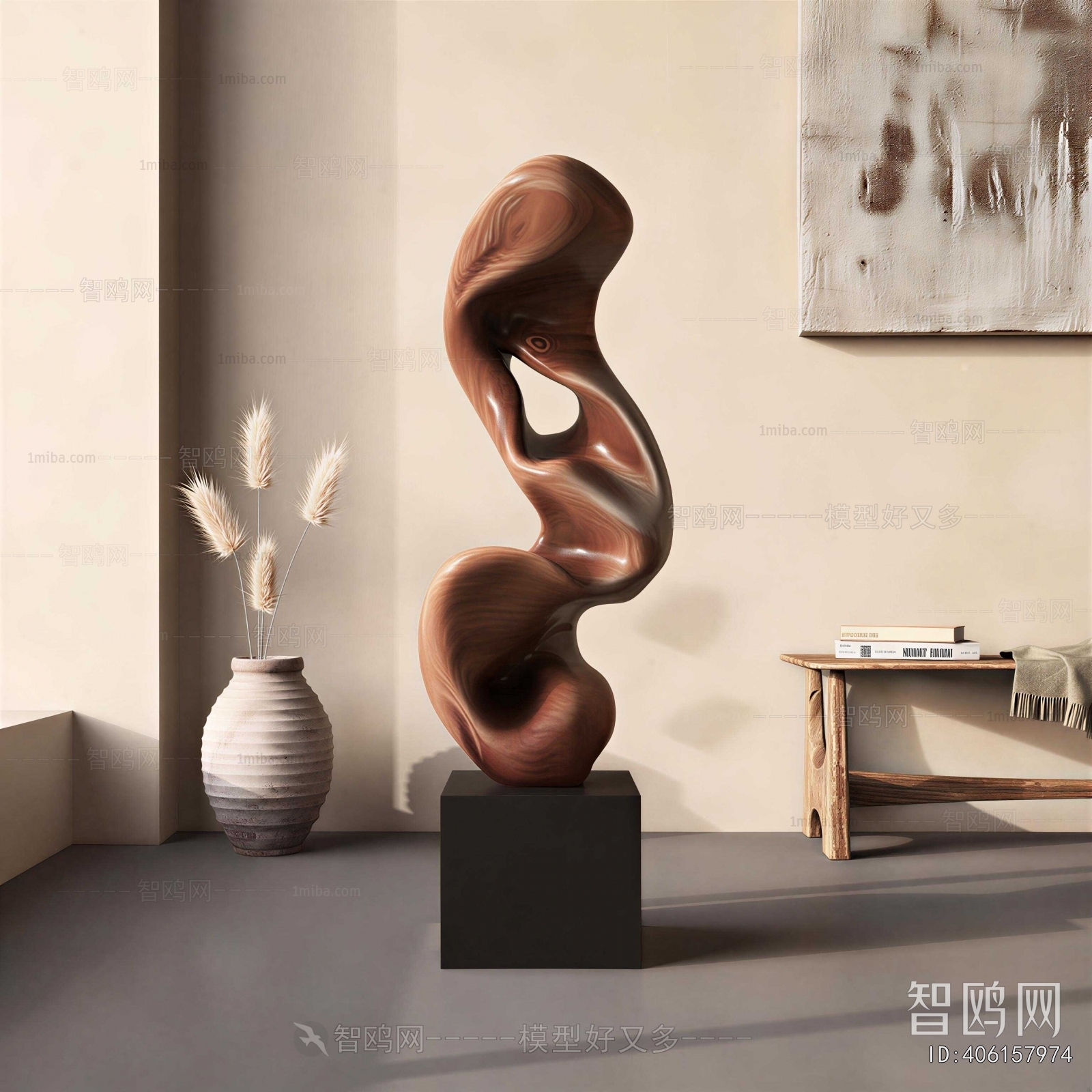 Wabi-sabi Style Sculpture