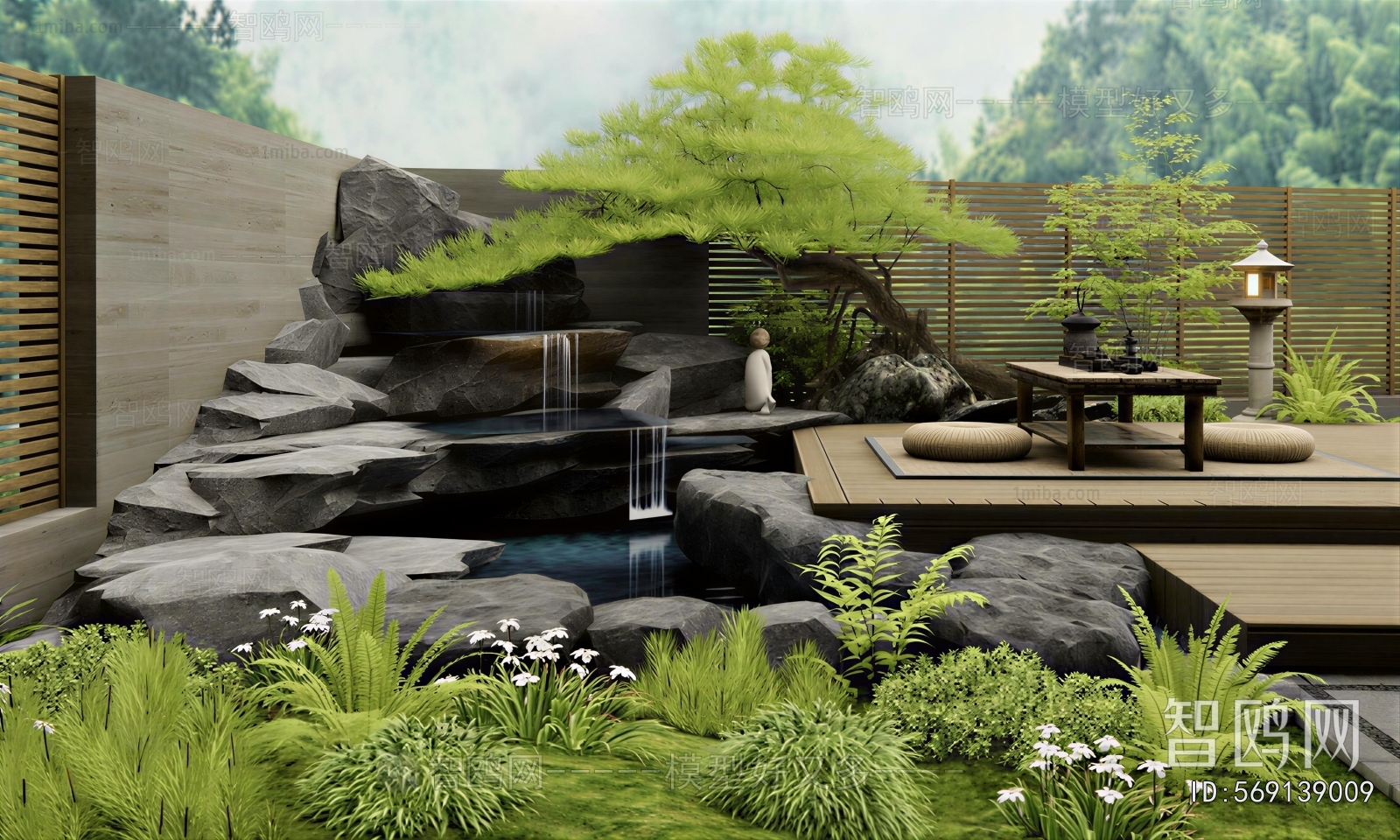 Japanese Style Courtyard/landscape