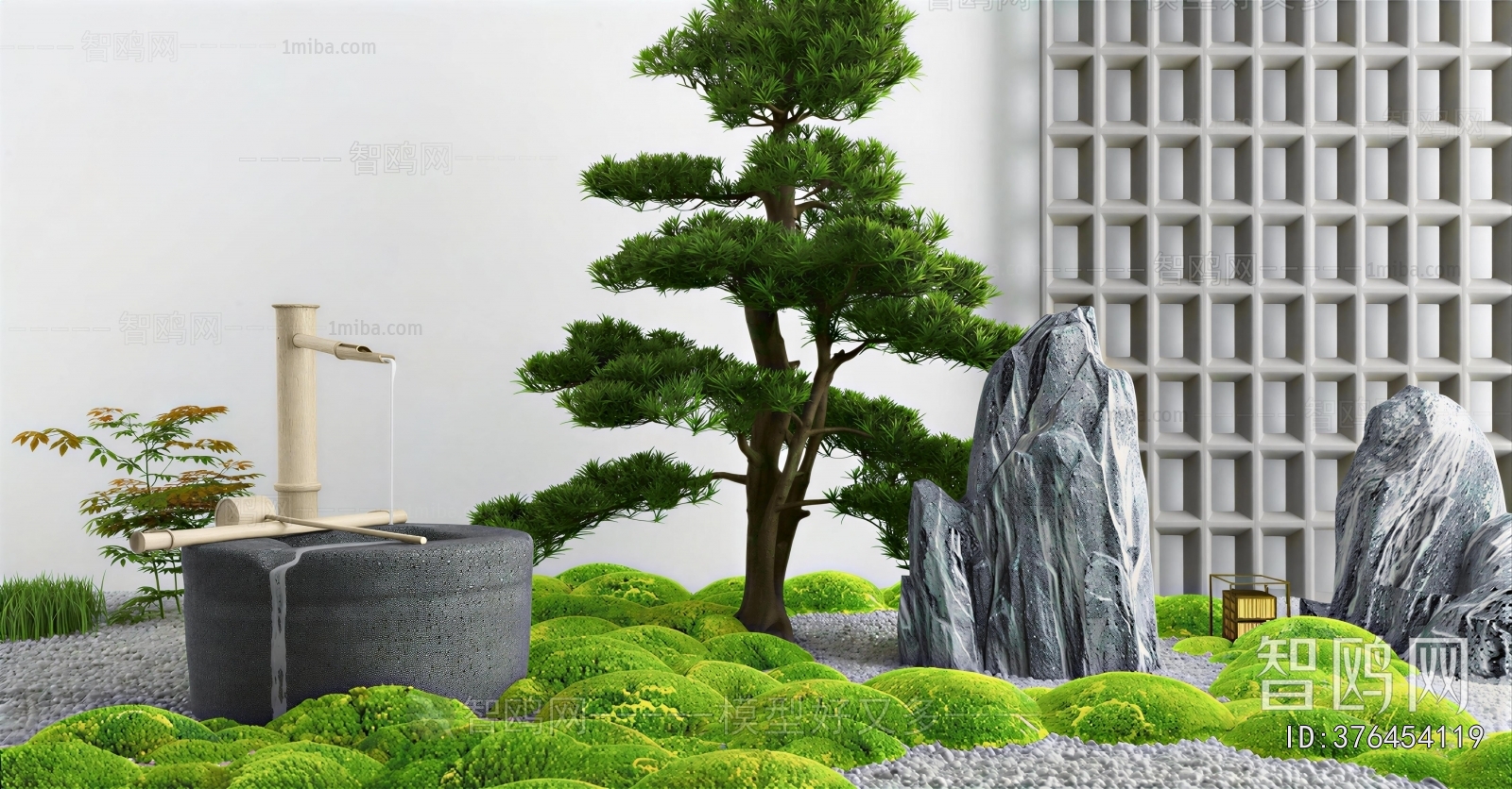 Japanese Style Rockery Waterscape