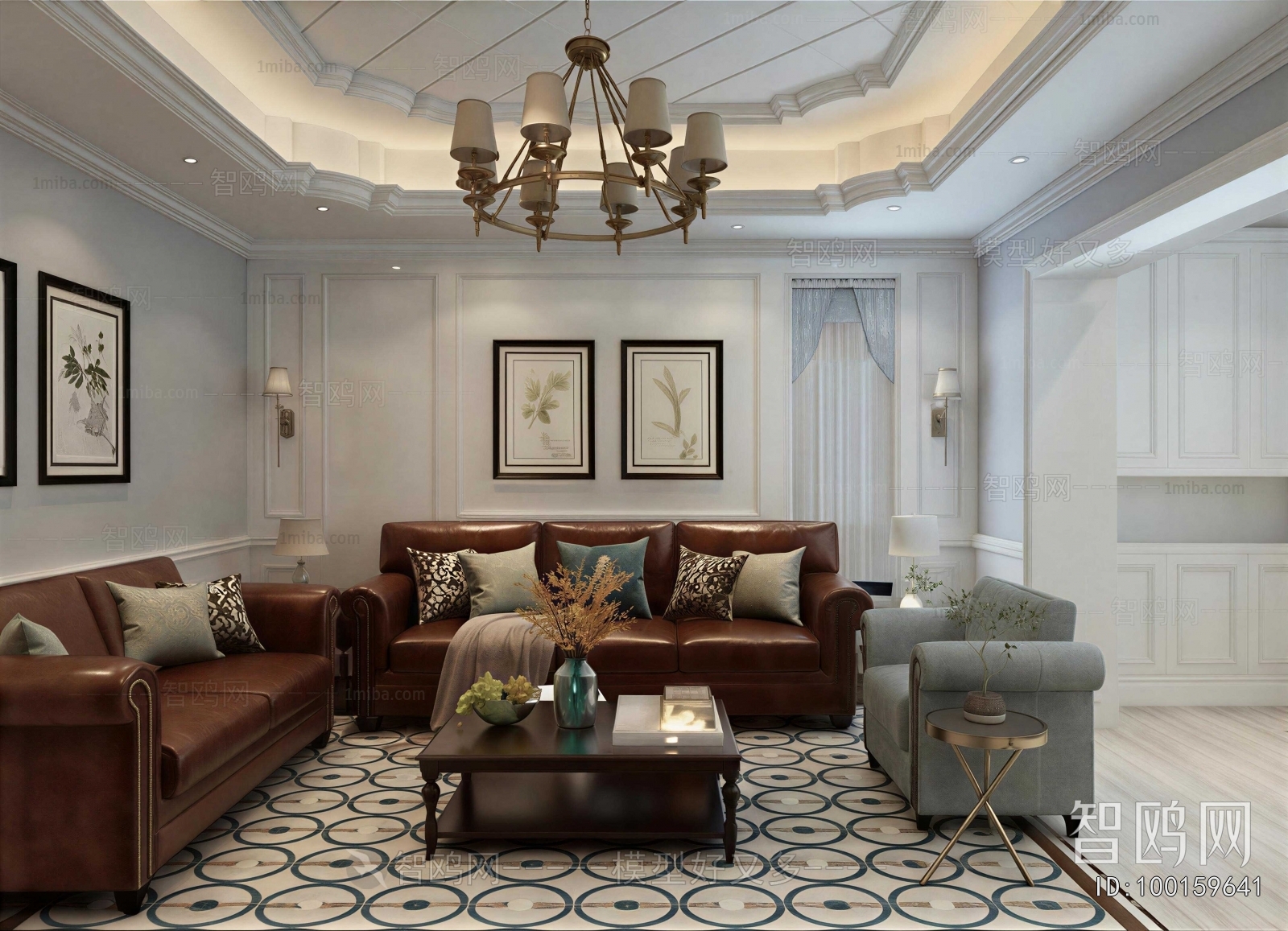 American Style A Living Room