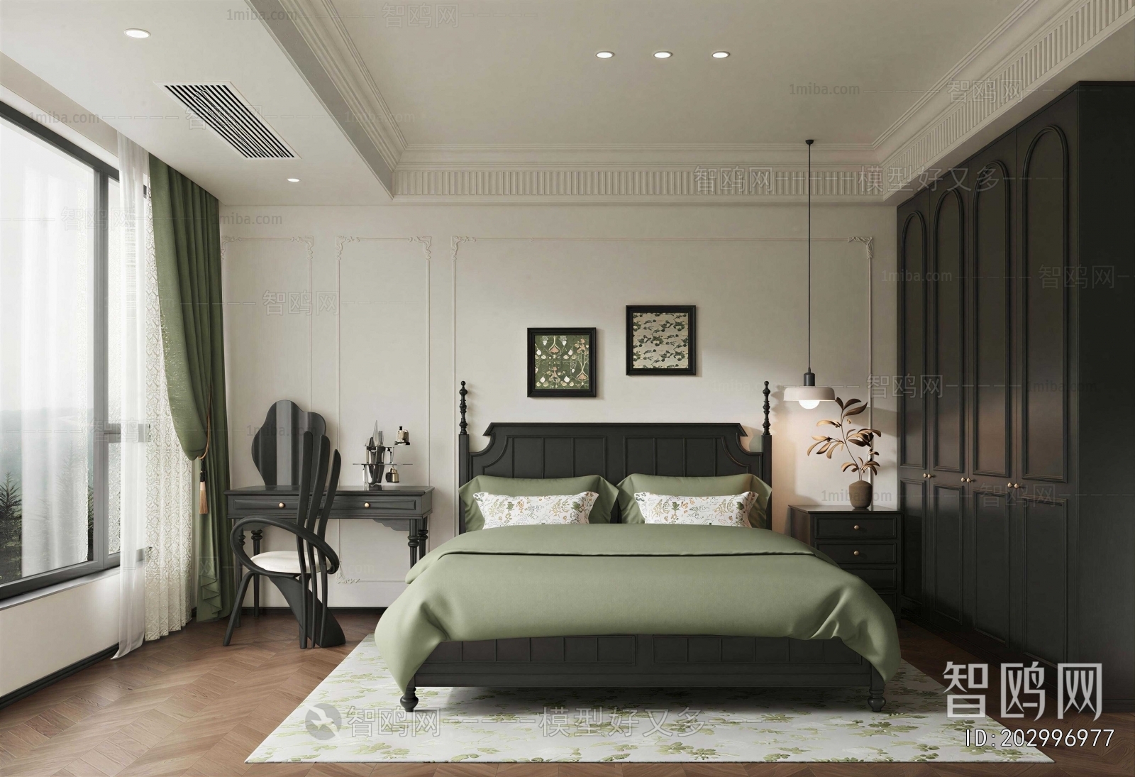 American Style Bedroom