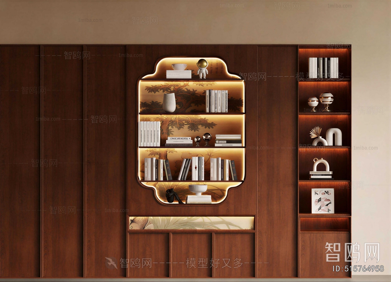 New Chinese Style Bookcase