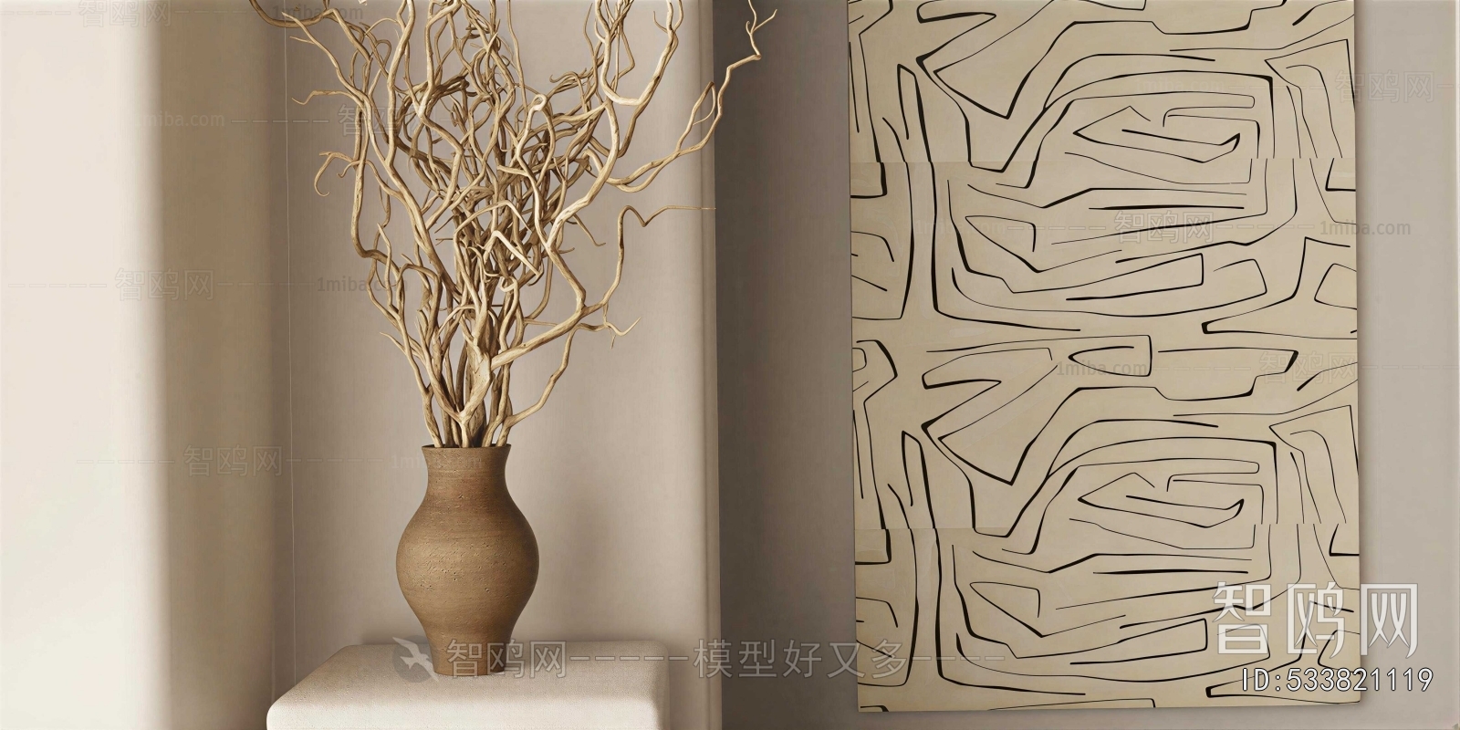 Wabi-sabi Style Painting