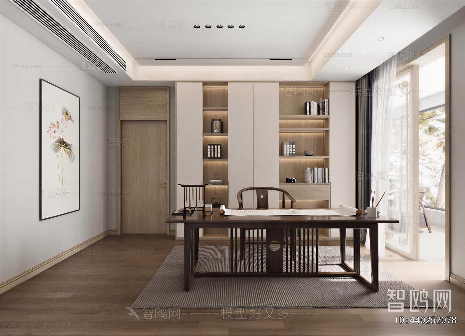 New Chinese Style Study Space