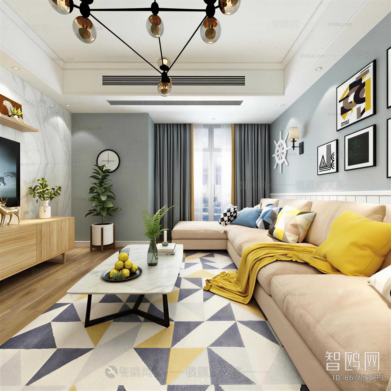 Nordic Style A Living Room