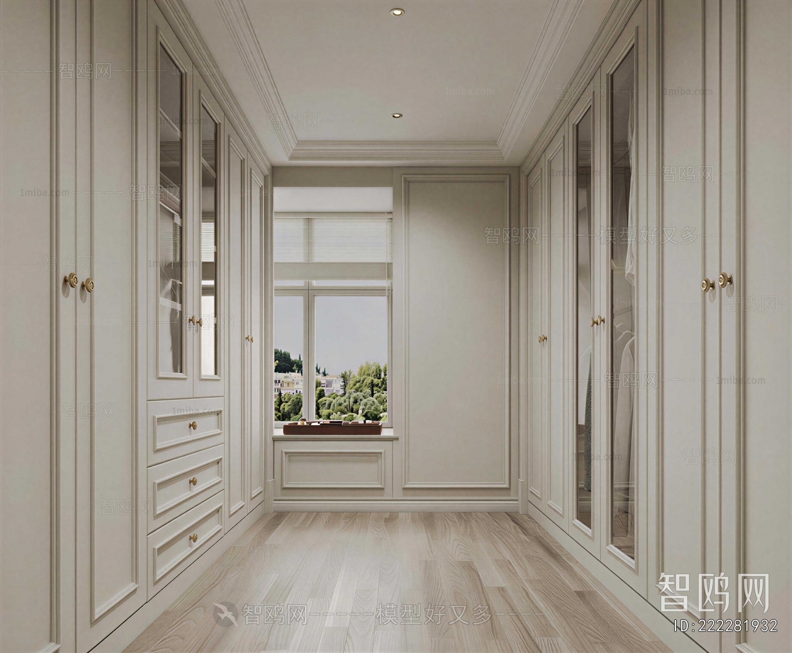 American Style Clothes Storage Area