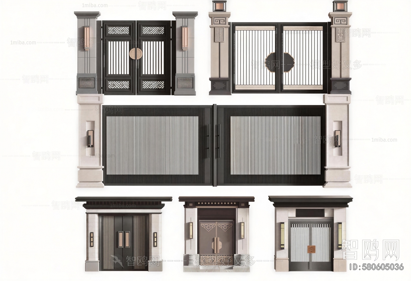 New Chinese Style Gate