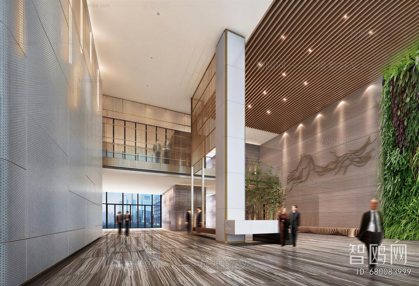 Modern Office Reception Desk