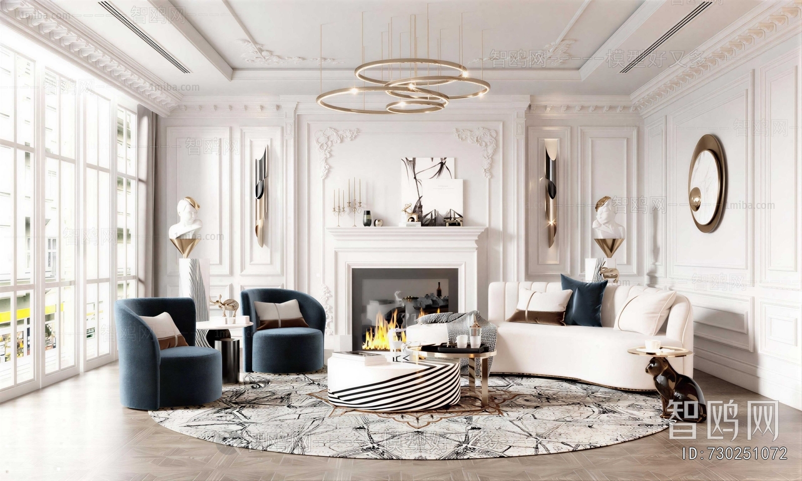 French Style A Living Room