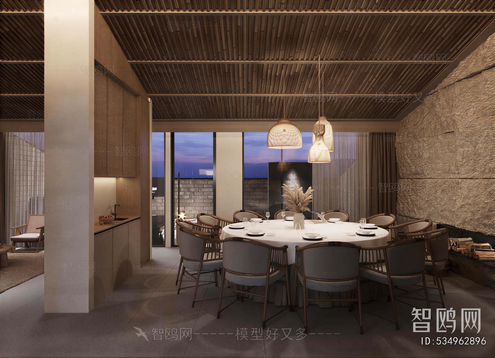New Chinese Style Restaurant Box